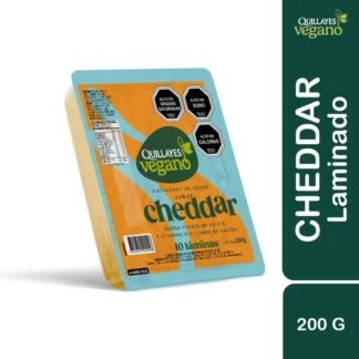 Queso Vegano Laminado Cheddar Quillayes (200 gr)