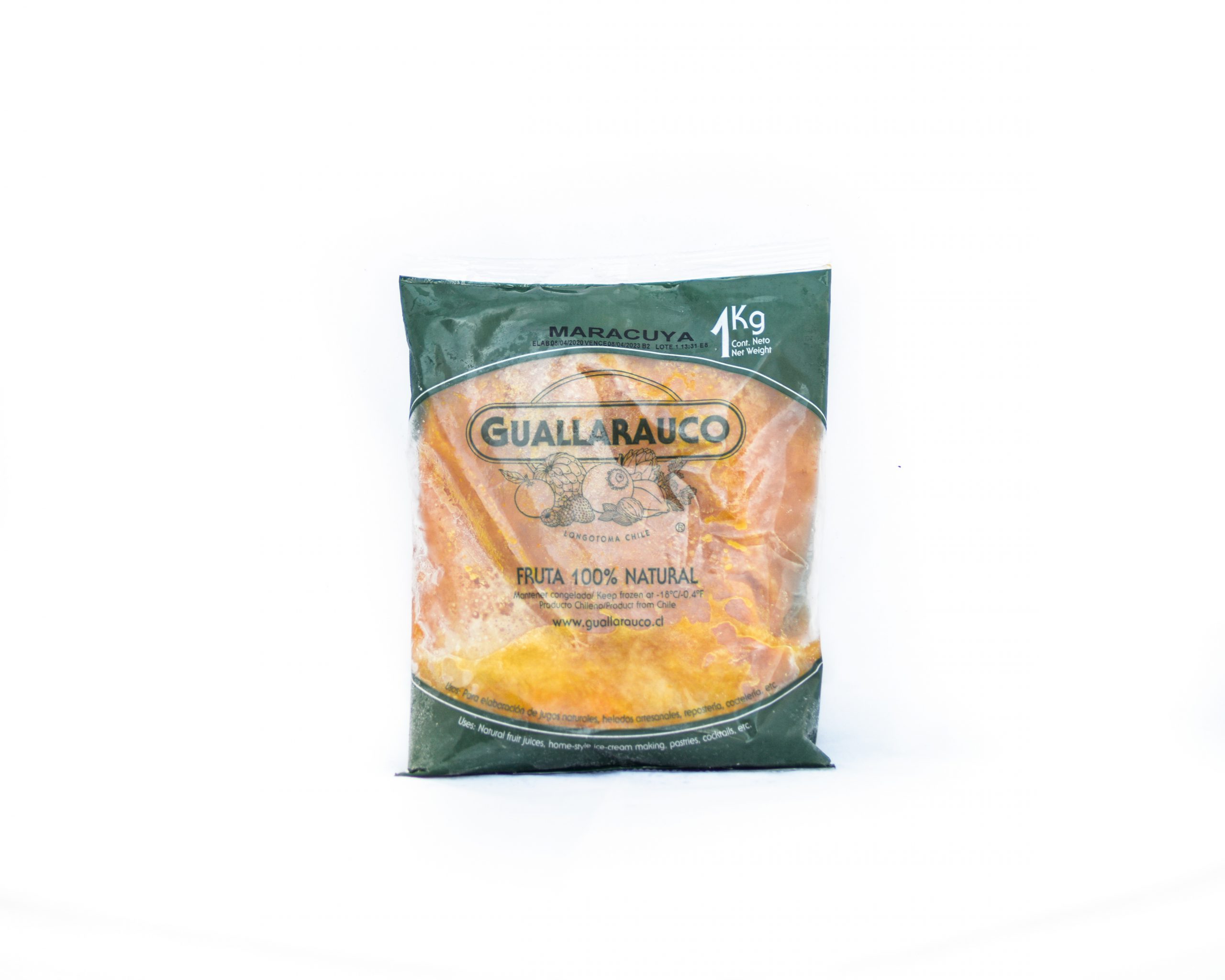 Pulpa de Maracuyá sin pepa Guallarauco (kg)