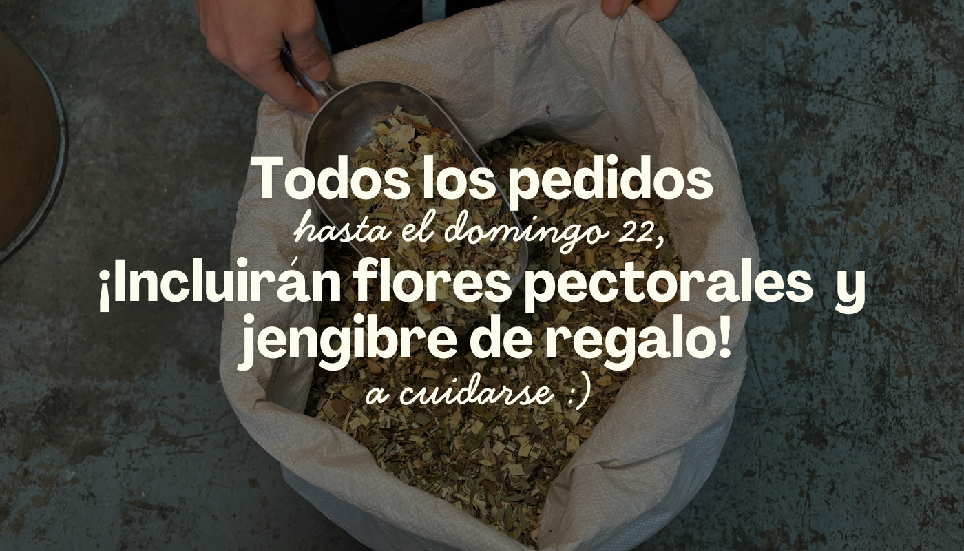 flores pectorales y jengibre a domicilio