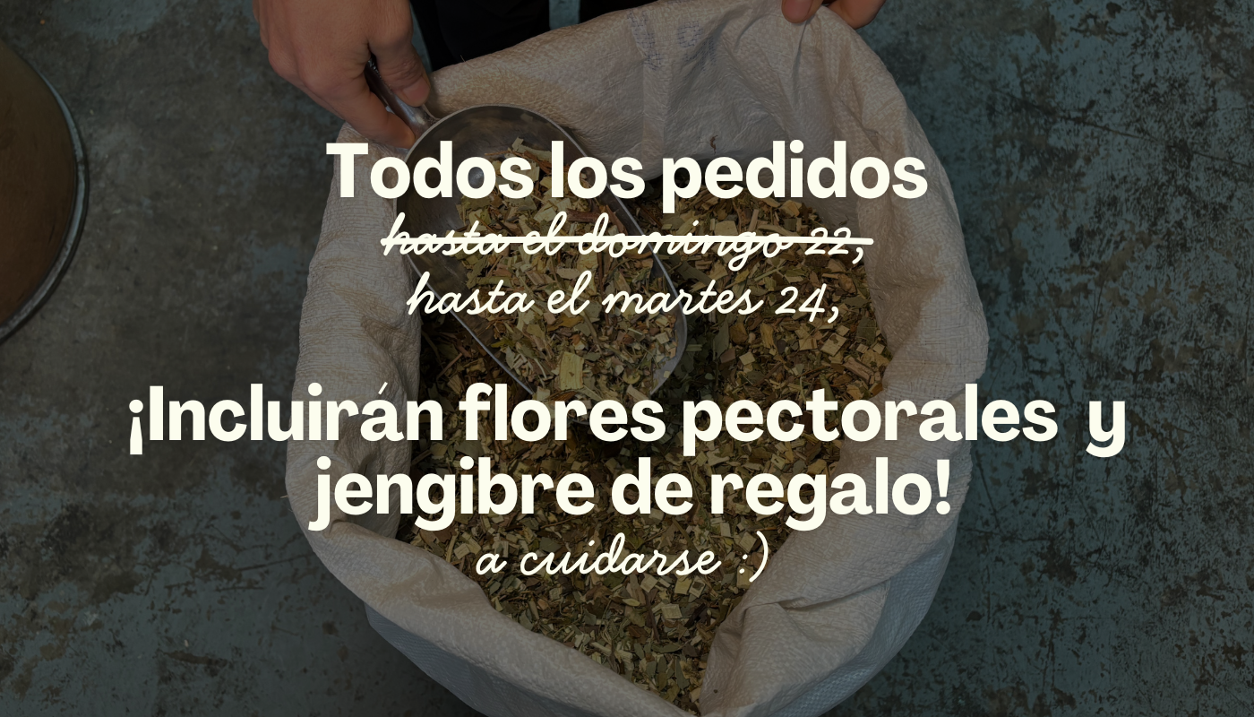 flores pectorales y jengibre a domicilio