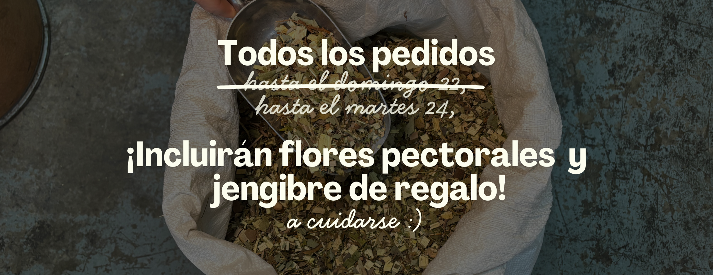flores pectorales y jengibre a domicilio