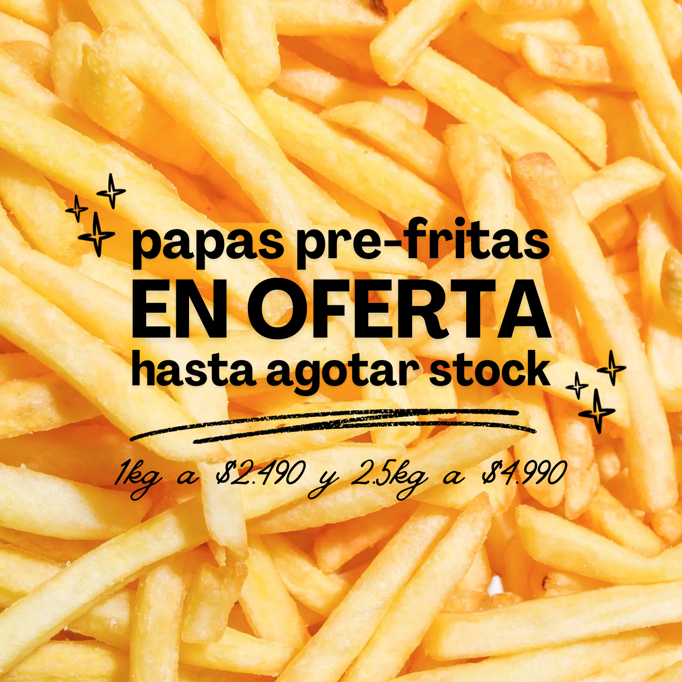 Papas pre-fritas