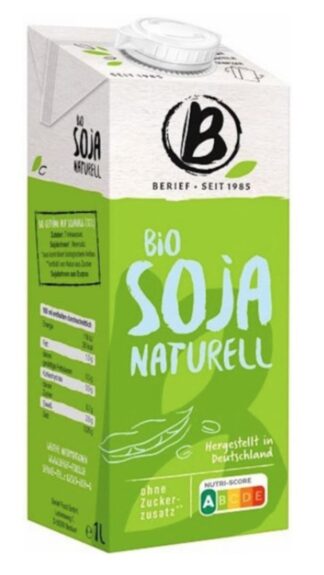Bebida Vegetal Berief Soya Natural Sin Azúcar (1 litro)