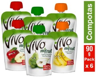 Pack Mifrut Compotas surtidas (6 uni)