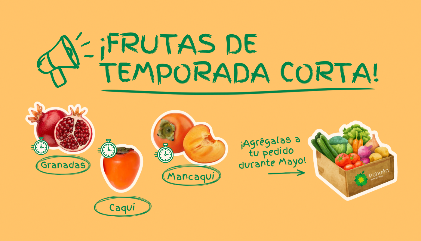 Comenzó el otoño en Pehuén alimentos: manzanas, naranjas, peras