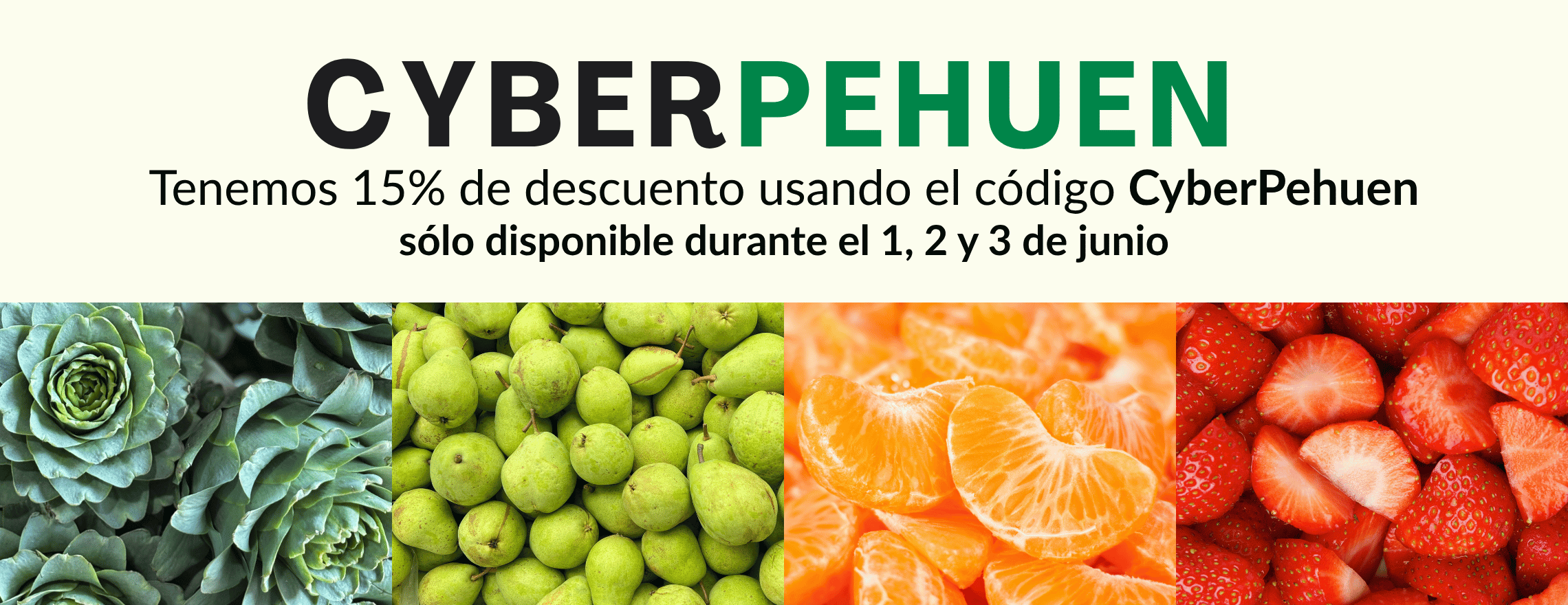 Frutas y verduras cyber day