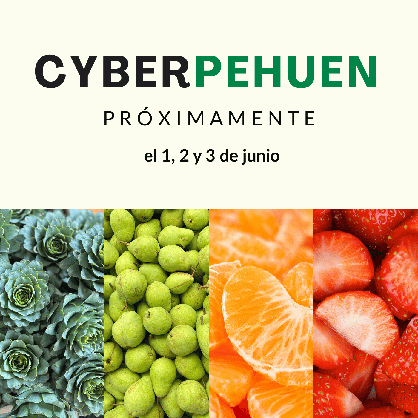 Frutas y verduras cyber day