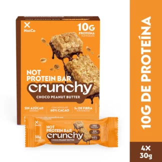 Barra de Proteina NotProtein Crunchy Peanut 30g (4 uni)