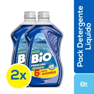 Pack 2 Detergentes Líquidos Bio Frescura Campos de Hielo (6 lt)